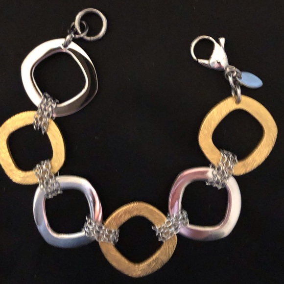 NEW RARE Steel By Design Big & Bold Necklace, Bracelet & Earrings Set - Picture 3 of 11